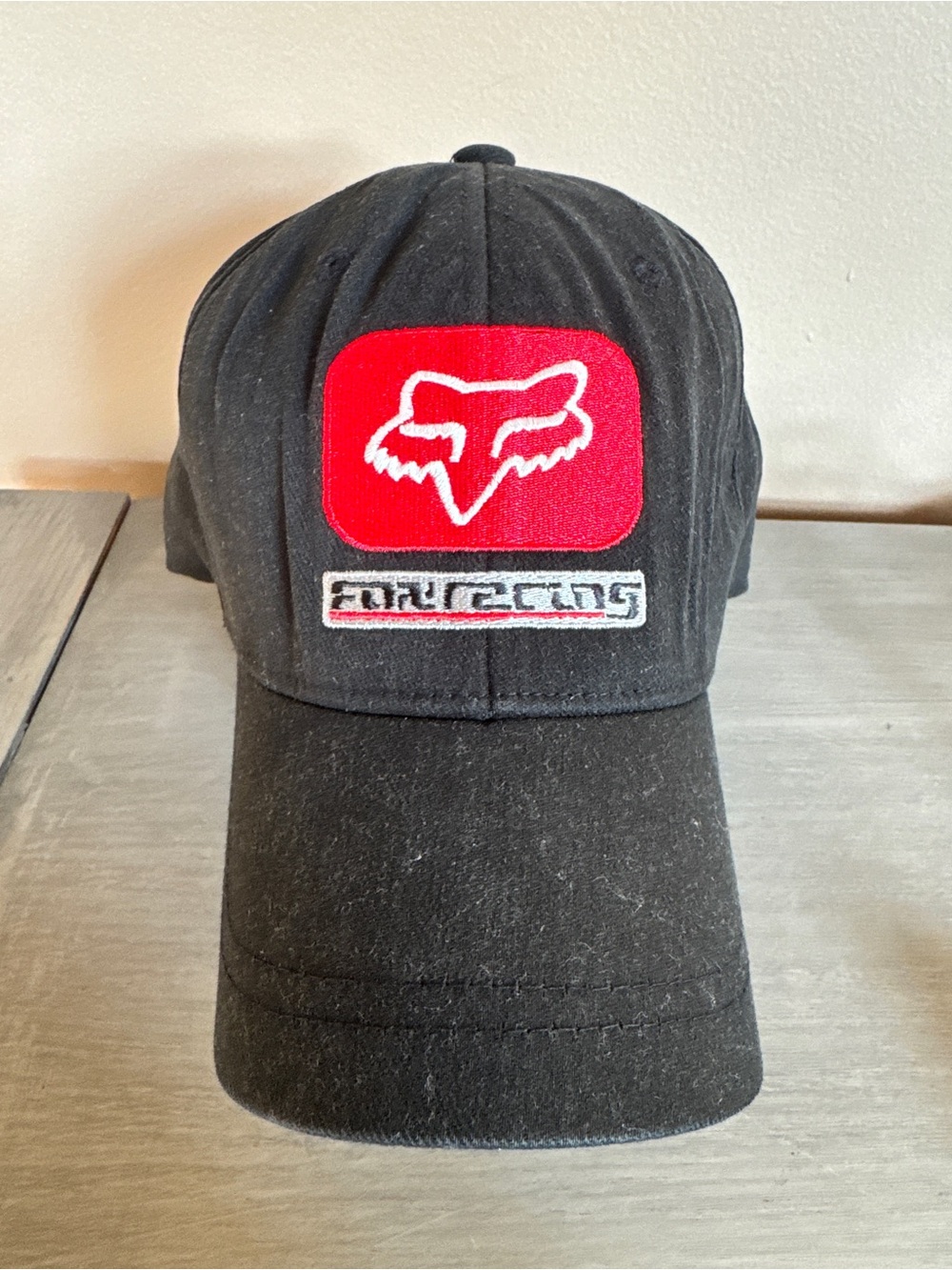 Vintage Fox racing Embroidered baseball Cap Hat Fitted Sz Medium